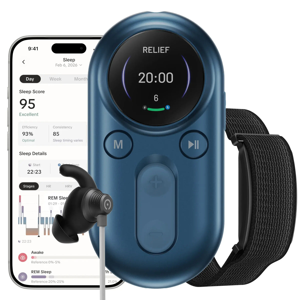 ZenoWell Luna Plus — Estimulación inteligente del nervio vago para sueño y estrés